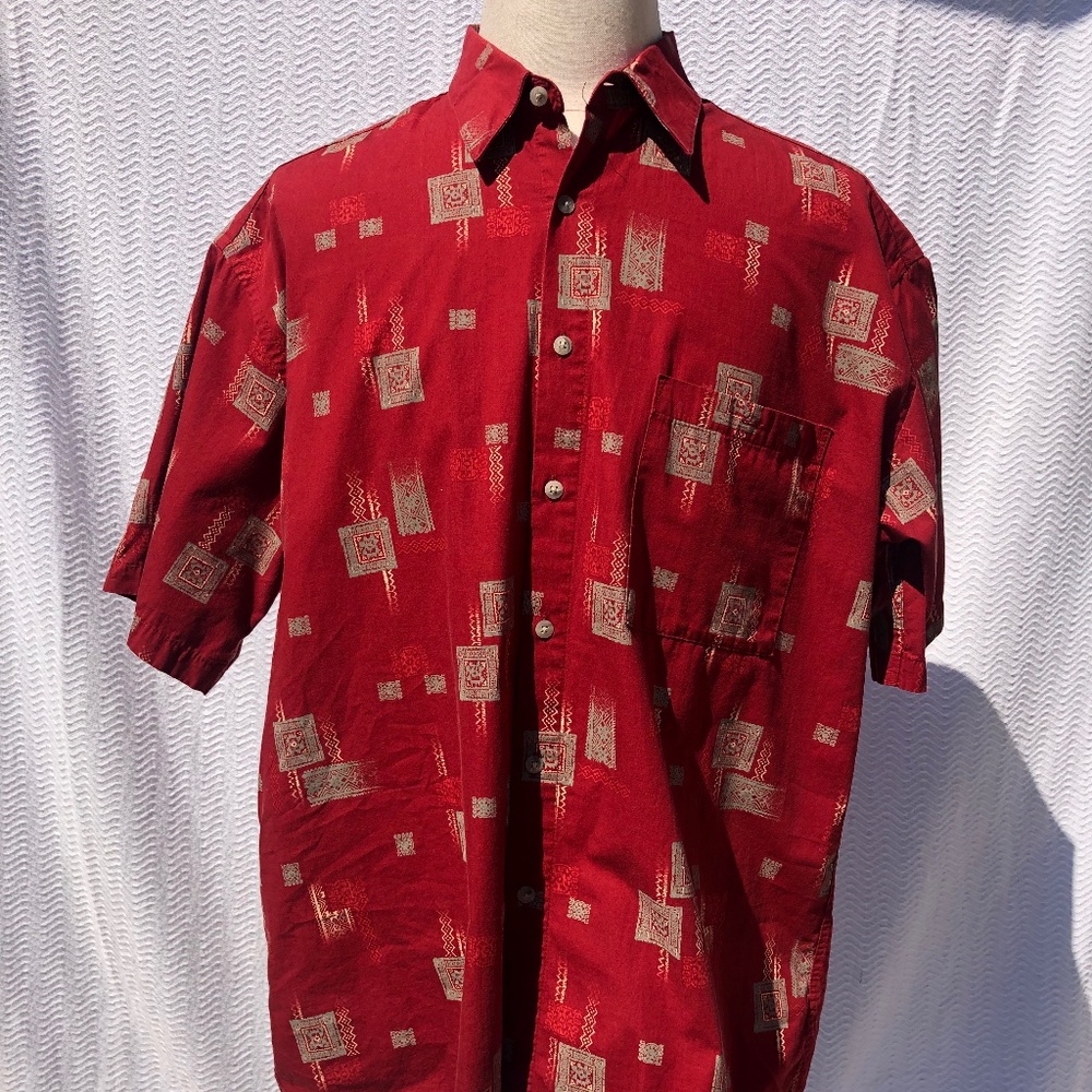 Pierre Cardin Men’s Short Sleeve button down shirt XL